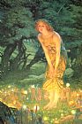 Mid-Summer's Eve by Edward Robert Hughes by Unknown Artist